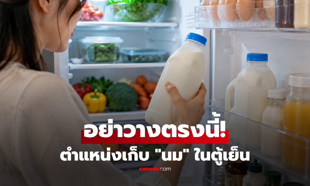 ควรเก็บ "นม" ไว้ที่ไหนในตู้เย็น? วางผิดตำแหน่งบูดเร็ว มีผลต่ออุณหภูมิและความสด!