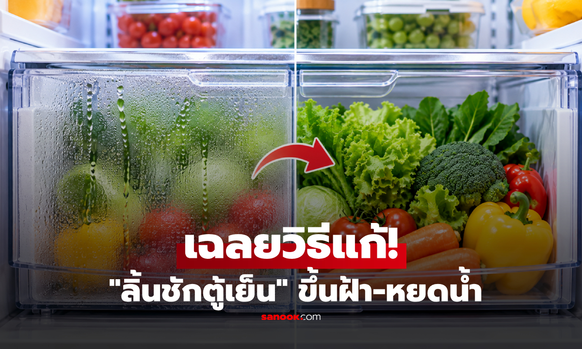เคยเป็นไหม? "ลิ้นชักตู้เย็น" ขึ้นฝ้า-หยดน้ำเกาะ กูรูไขสาเหตุและวิธีแก้!