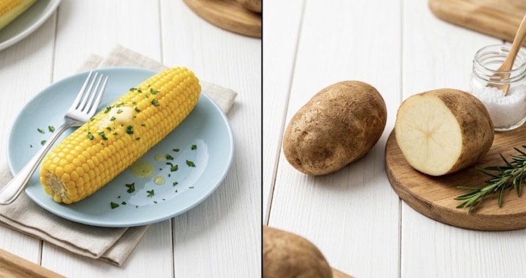 ข้าวโพด vs มันฝรั่ง คาร์โบไฮเดรตชนิดไหนส่งผลต่อ "ระดับน้ำตาลในเลือด" มากกว่ากัน?