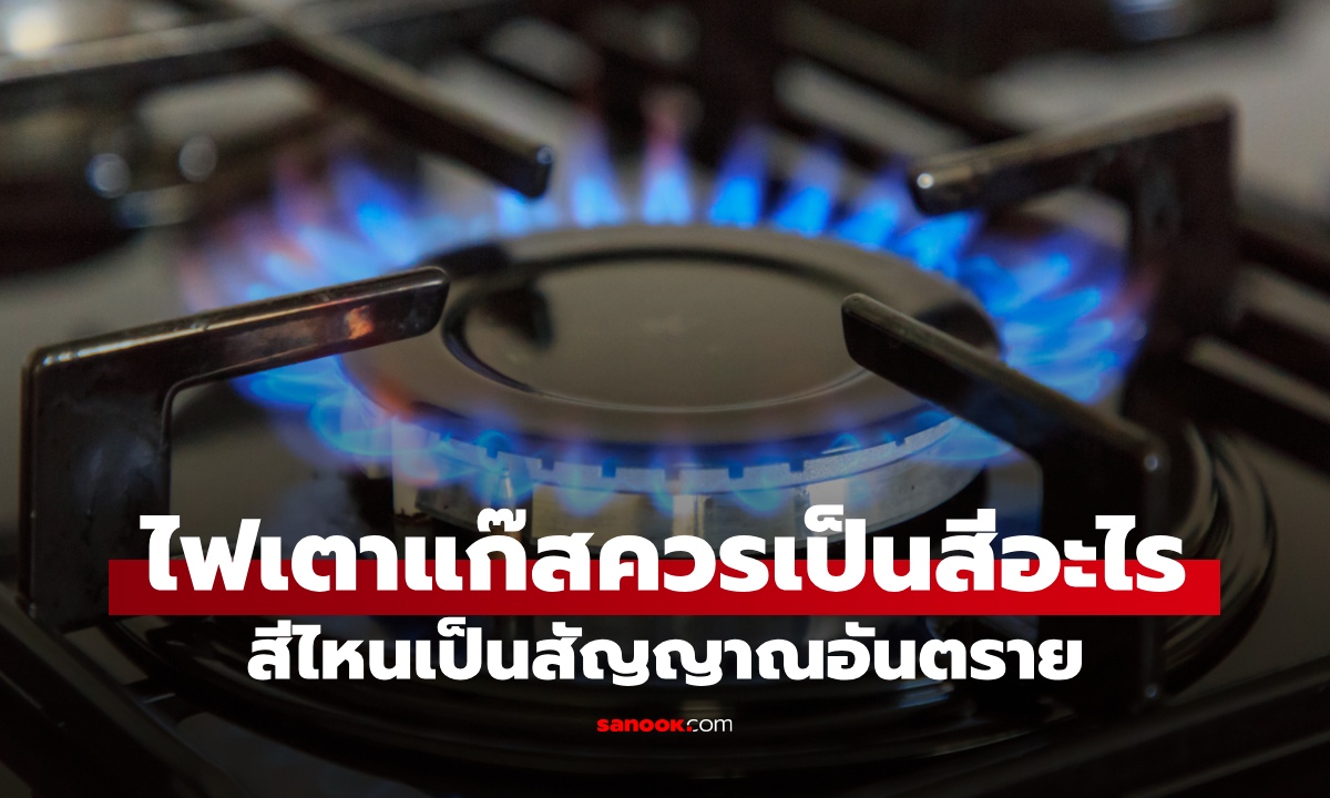 สังเกตให้ดี "เปลวไฟเตาแก๊ส" สีไหนอันตราย? สัญญาณเตือนที่ไม่ควรมองข้าม
