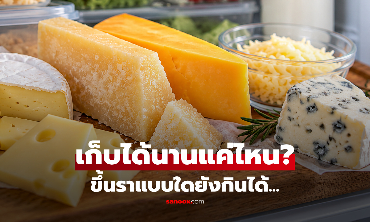 อย่าเพิ่งทิ้ง! ชีสเปิดแล้วเก็บได้นานกว่าที่คิด ราขึ้นแบบไหนยังกินได้?