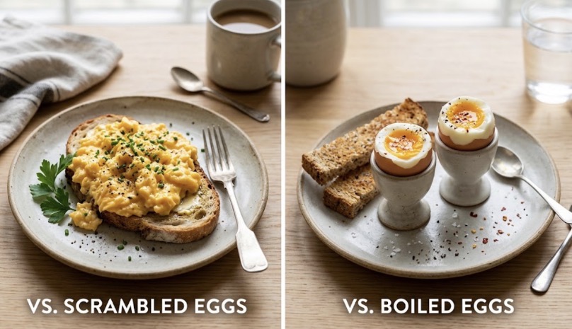 ไข่คน vs ไข่ต้ม: แบบไหนดีต่อสุขภาพมากกว่ากัน?
