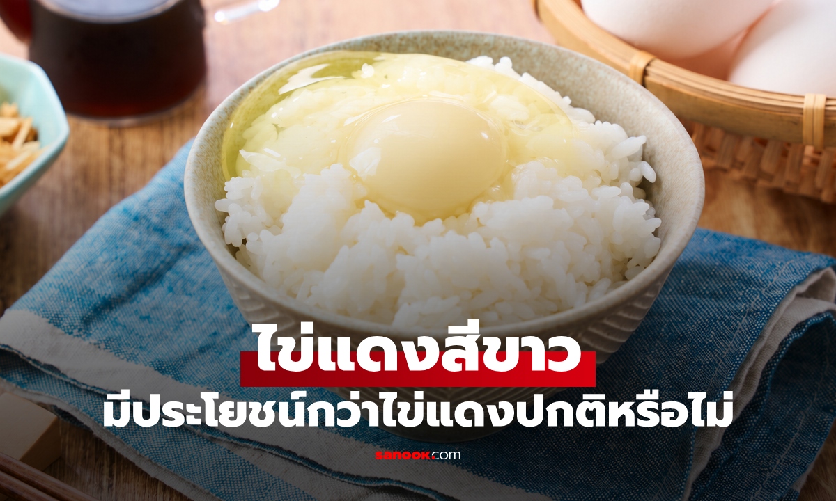 ไข่ไก่ญี่ปุ่น "ไข่แดงสีขาว" เกิดจากอะไร กินแล้วมีประโยชน์กว่าไข่ทั่วไปหรือไม่?