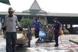 สระแก้วตรวจเข้ม สัตว์ปีกกัมพูชากันเชื้อหวัดนก