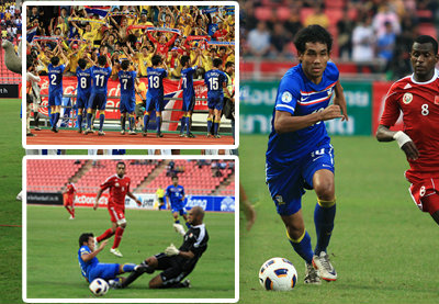 ประมวลภาพช้างศึกยำโอมาน3-0