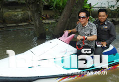 ตร.บางกรวยไอเดียเจ๋งตั้งสายตรวจเจ็ทสกี