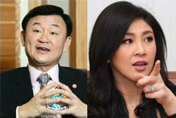 ทักษิณ ชี้ ยิ่งลักษณ์ แก้น้ำท่วมมาถูกทางแล้ว