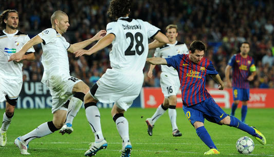 บาร์ซ่าอัดเปลเซ่น2-0,มิลานเฮศึกชปล.