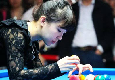 บิลเลียดสาว Pan Xiao Ting สุดเซ็กซี่