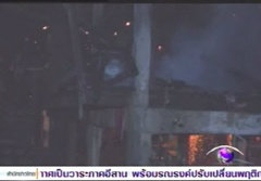 ไฟไหม้! วอดกุฏิเก่า 100 ปี วัดป่าโมกฯ