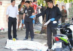 ดาบตำรวจยิงขาโจ๋ดับ เซ่นวันสงกรานต์