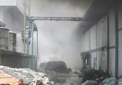 ไฟไหม้โรงงานปั่นฝ้ายสระบุรี ผลาญวอด 100 ล้าน