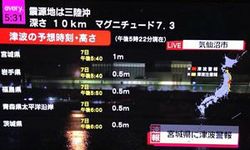 ญี่ปุ่น แผ่นดินไหว 7.3 ริกเตอร์ ประกาศเตือนภัยสึนามิ