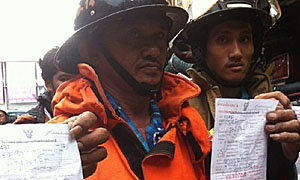 อปพร.เป็นงง มาช่วยดับเพลิงแต่โดนใบสั่ง