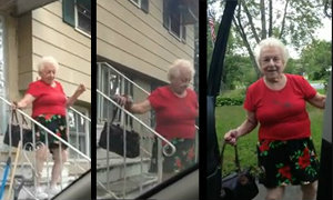 สังขารไม่ให้แต่ใจรัก!คุณยายในสหรัฐฯ โชว์เต้นผ่านยูทูป