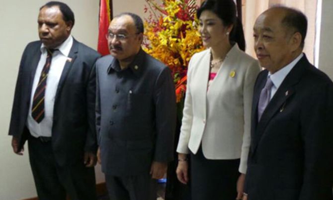 นายกฯร่วมยินดีสร้างเครือข่ายไทยปาปัวนิวกินี