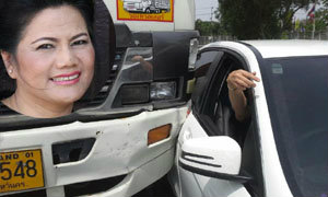 สิบล้อเสย รถ"สส.รังสิมา" รอดตายหวุดหวิด