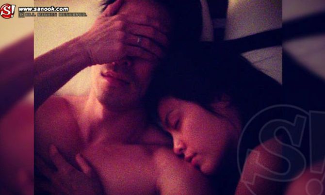 อู้ว!!! "เจ ปิ่น" โชว์เลิฟซีนบนเตียง