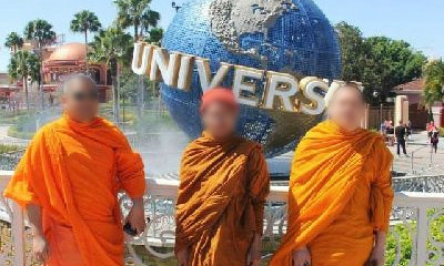 ภาพว่อนเน็ต! คณะพระสงฆ์ช้อปปิ้ง-เที่ยวอเมริกา