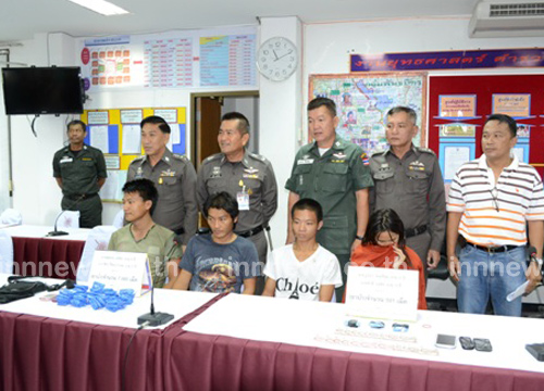 ตร.ตากจับนักค้ายาบ้าหน้าใหม่4ราย-2หมื่นเม็ด