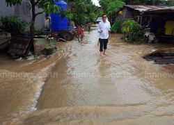 ปภ.ปราจีนฯ เผย ระดับน้ำเริ่มลดลงแล้ว