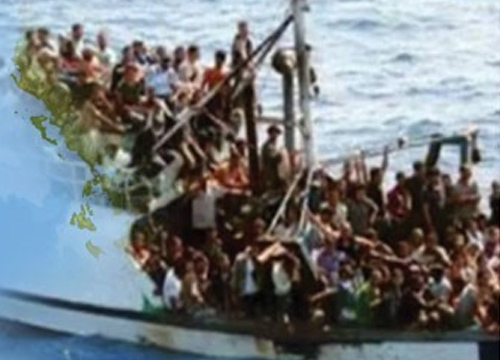 เรือผู้อพยพล่มทางใต้ทะเลอิตาลีดับ62 ศพ