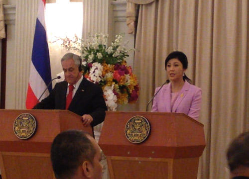 ไทย-ชิลีลงนามMOUเขตการค้าเสรียกระดับศก.