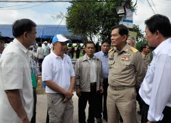 พ่อเมืองโคราช ตรวจระดับน้ำลำตะคอง