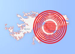 ดินไหวหมู่เกาะฟอล์กแลนด์6.6Rไร้ความเสียหาย