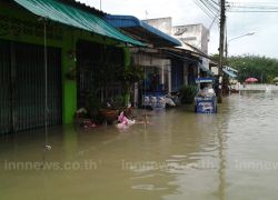 น้ำท่วมพัทลุงน้ำเริ่มลด-ผู้ว่าฯชี้ต้องทำแก้มลิงแก้