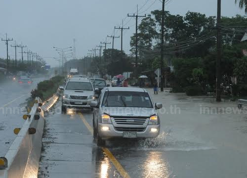 ฝนซัดพัทลุงอีกรอบ5อำเภอยังอ่วม