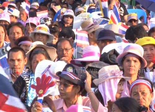 กปปส.ติดตามอภิสิทธิ์แถลงไม่ส่งสส.ลงลต.