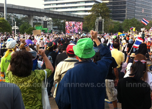 กปปส.สวนลุมแน่น-วิทยาชวนค้านรับสมัครสส.