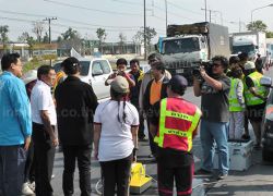 จันทบุรีตรวจสอบพื้นผิวถนนสายหลักรับปีใหม่