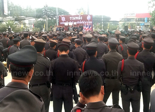 ตร.เชียงใหม่ไว้อาลัยด.ต.ณรงค์-แกนนำนปช.ร่วม