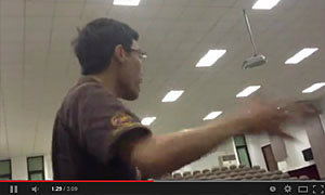 คลิปนศ.ลาดกระบัง ปะทะคารม อาจารย์ ปมม็อบ กปปส.