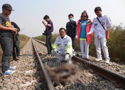 สองพี่น้องโคราช ถูกรถไฟขยี้ร่างเละคาราง