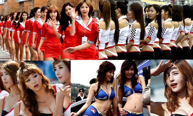 สั่งลา F1 โคเรีย กรังด์ปรีซ์ ด้วยสาวงามเซ็กซี่ระดับประเทศ