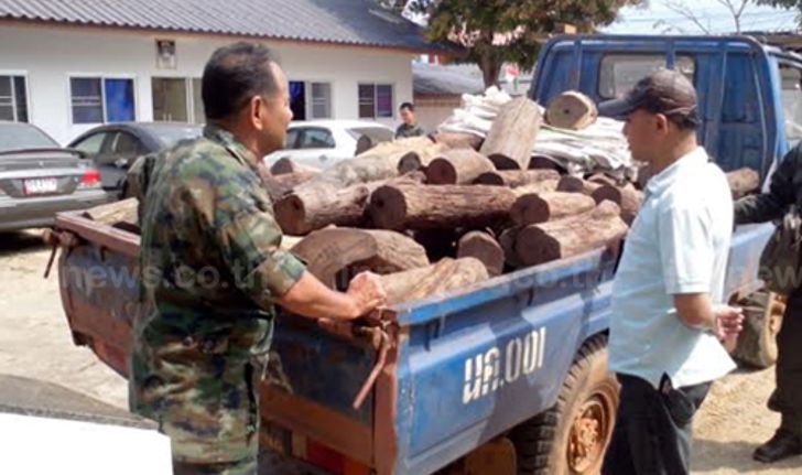 ตร.โพนพิสัย-นรข.หนองคายยึดพะยูงค่า4แสน