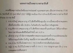 แถลงการณ์ร.พ.รามาฯเหตุระเบิดราชประสงค์