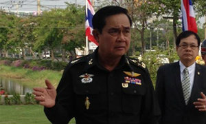 ผบ.ทบ.ชี้รัฐประหารไม่ใช่เรื่องสัญญาว่าจะทำหรือไม่ เชื่อสถานการณ์ไม่รุนแรง