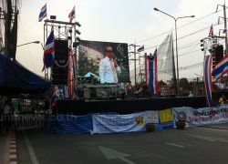 เวทีกปปส.แจ้งวัฒนะช่วงเย็นคึกคักไร้เหตุป่วน