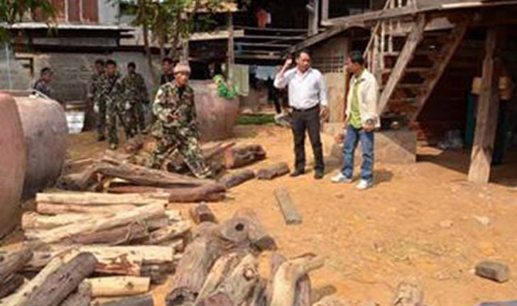 Policespokesmenโพสต์ตร.จับไม้พะยูงจำนวนมาก