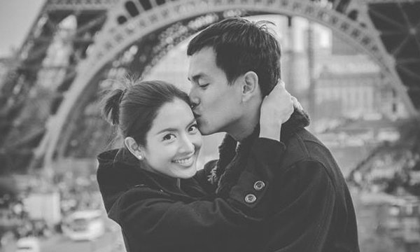 ภาพหวาน "แอฟ สงกรานต์" ฮันนีมูน ณ ปารีส