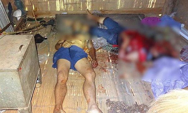 สยอง! หนุ่มใหญ่ฆ่าปาดคออดีตเมีย ยิงตัวตายตาม