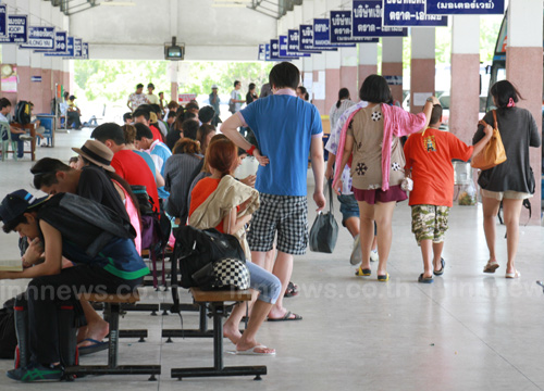 ขนส่งตราดเสริมรถทัวร์40เที่ยวยันไม่มีตกค้าง