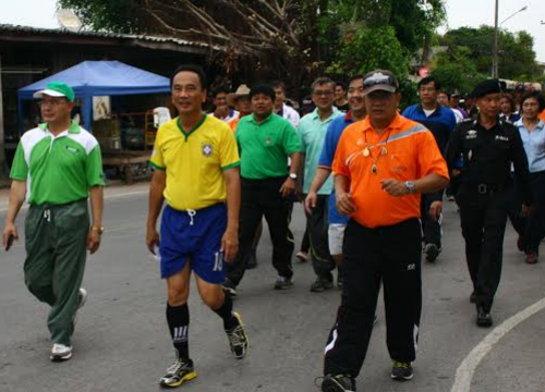 พ่อเมืองจันทบุรีรณรงค์ออกกำลังกาย