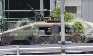 ทหารคุมสถานีไทยคมลาดหลุมแก้ว-หน้าตชด.ภาค 1-วิทยุโกตี๋ยังออกอากาศ