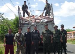 นรข.อุบลฯสกัด10ล้อยึดพะยูง2,000ท่อน