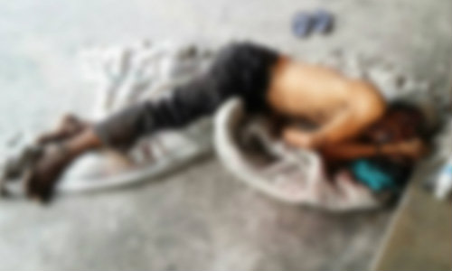 สุดสลด! คนร้ายตีหัวชายจรจัดดับ ฉกเงินลอยนวล